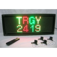 Affordable LED TRGY-2419 Tri Color Programmable Message Sign, 13 x 89